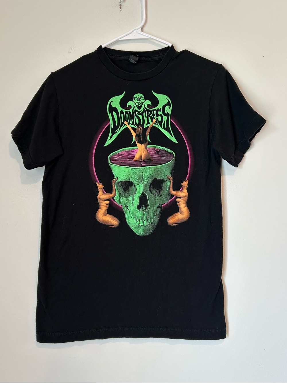 Doomstress Small Black, Green and Purple T-shirt